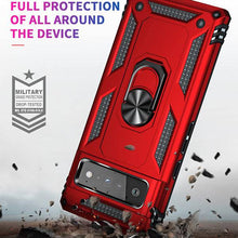 Laden Sie das Bild in den Galerie-Viewer, Luxury Armor Ring Bracket Phone case For Google Pixel 6 Pro With 1-Pack Screen Protector - Libiyi