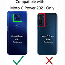 Cargar imagen en el visor de la galería, 2022 Luxury Armor Ring Bracket Phone case For MOTO G Power 2021 With 2-Pack Screen Protectors - Libiyi