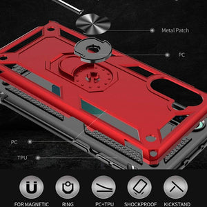 Luxury Armor Ring Bracket Phone Case For Samsung Note 10-Fast Delivery - Libiyi