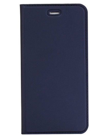 Solid Color Voltage Pull-in Flip Leather Case For Iphone - Libiyi