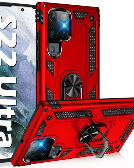 Luxury Armor Ring Bracket Phone Case For Samsung S22 Series - Libiyi