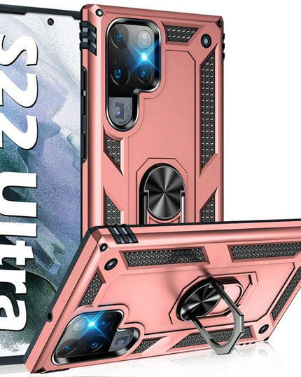 Luxury Armor Ring Bracket Phone Case For Samsung S22 Series - Libiyi