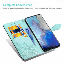 Load image into Gallery viewer, 2022 Luxury Embossed Mandala Leather Wallet Flip Case for Samsung A21 - Libiyi
