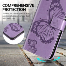 Carregar imagem no visualizador da galeria, 3D Embossed Butterfly Wallet Phone Case For Samsung - Libiyi