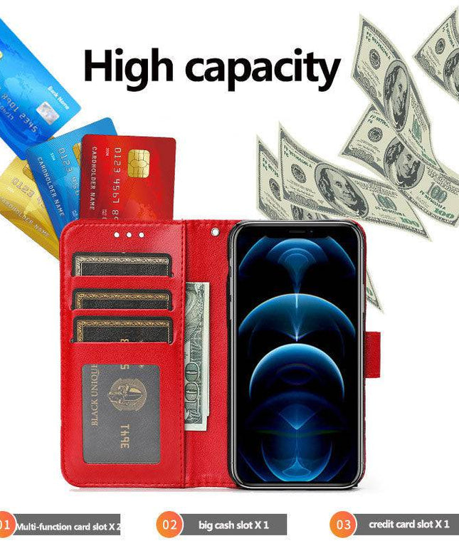 3D Embossed Rose Wallet Case For Google Pixel 6 Pro - Libiyi