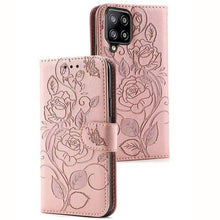 Cargar imagen en el visor de la galería, 3D Embossed Rose Wallet Case For Samsung A12 - Libiyi