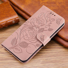 Carregar imagem no visualizador da galeria, 3D Embossed Rose Wallet Case For Samsung A12 - Libiyi
