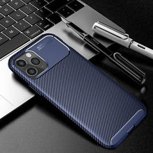 Cargar imagen en el visor de la galería, Carbon Fiber TPU Ultra Slim Fibre Case For iPhone - Libiyi