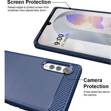 Cargar imagen en el visor de la galería, Luxury Carbon Fiber Case For LG Velvet With 2-Pack Screen Protectors - Libiyi