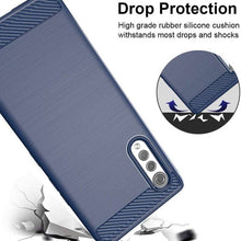 Carregar imagem no visualizador da galeria, Luxury Carbon Fiber Case For LG Velvet With 2-Pack Screen Protectors - Libiyi