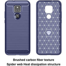 Carregar imagem no visualizador da galeria, Luxury Carbon Fiber Case For Moto E7 With Screen Protector - Libiyi