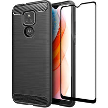 Load image into Gallery viewer, Luxury Carbon Fiber Case For Moto G Play 2021 With Screen Protector - Libiyi