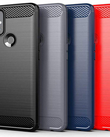 Luxury Carbon Fiber Case For Oneplus Nord N10 5G With Screen Protector - Libiyi