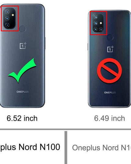 Luxury Carbon Fiber Case For OnePlus Nord N100 With Screen Protector - Libiyi