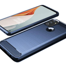 Cargar imagen en el visor de la galería, Luxury Carbon Fiber Case For OnePlus Nord N100 With Screen Protector - Libiyi