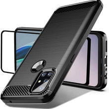 Carregar imagem no visualizador da galeria, Luxury Carbon Fiber Case For OnePlus Nord N100 With Screen Protector - Libiyi