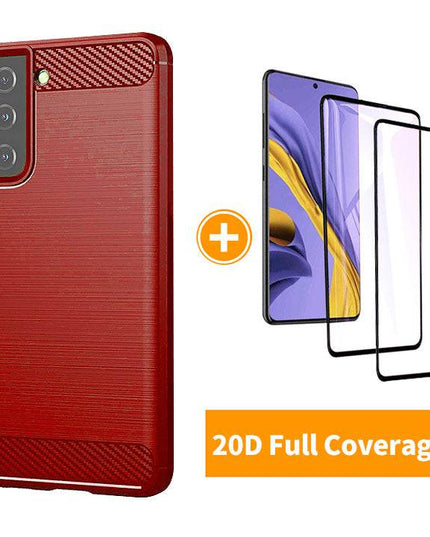 Luxury Carbon Fiber Case For Samsung S21(5G)&S21+(5G) - Libiyi