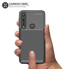 Cargar imagen en el visor de la galería, Carbon Fiber TPU Ultra Slim Fibre Case For Moto - Libiyi