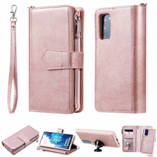 Load image into Gallery viewer, High-quality Split Magnetic 2-in-1 Zipper Wallet Case For Samsung - Libiyi