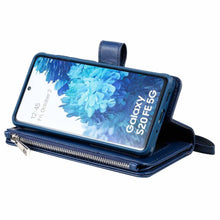Cargar imagen en el visor de la galería, High-quality Split Magnetic 2-in-1 Zipper Wallet Case For Samsung - Libiyi