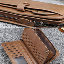 Carregar imagem no visualizador da galeria, Men Long Fashion Wallets Desigh Zipper Card Holder - Libiyi