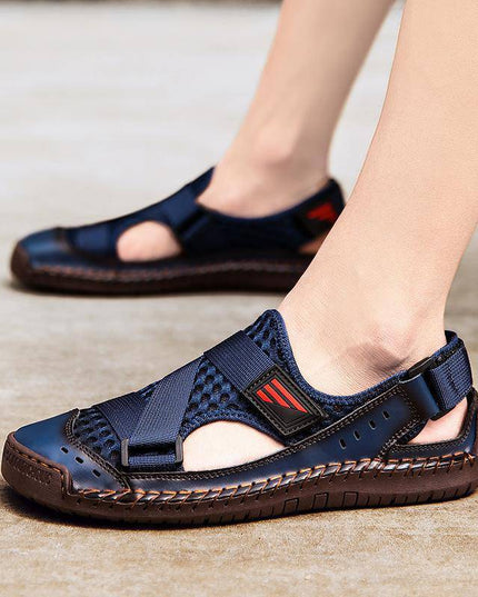 Men's Casual Beach Breathable Plus Size Sandals - Libiyi