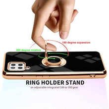 Carregar imagem no visualizador da galeria, Slim Thin Finger Ring Stand Electroplated Silicone Case For Samsung A32(5G) - Libiyi