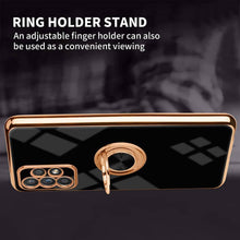 Laden Sie das Bild in den Galerie-Viewer, Slim Thin Finger Ring Stand Electroplated Silicone Case For Samsung A52(4G/5G) - Libiyi