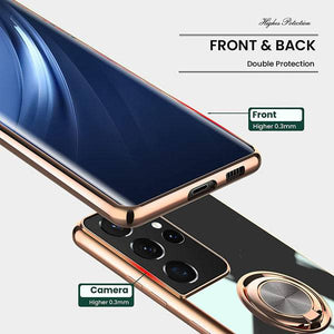 Slim Thin Finger Ring Case For Samsung S21 Ultra - Libiyi