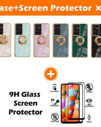 Slim Thin Finger Ring Case For Samsung S21 Ultra - Libiyi