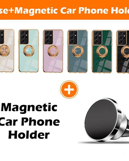 Slim Thin Finger Ring Case For Samsung S21 Ultra - Libiyi