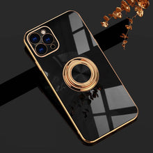 Carregar imagem no visualizador da galeria, Shiny Plating Built-in Finger Ring Case For iPhone - Libiyi