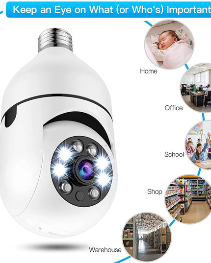 Keilini light bulb security camera-5