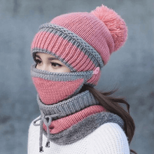 Load image into Gallery viewer, 2022 New 3 in 1 Winter Beanie Set - Libiyi