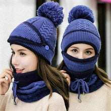 Carregar imagem no visualizador da galeria, 2022 New 3 in 1 Winter Beanie Set - Libiyi