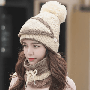 2022 New 3 in 1 Winter Beanie Set - Libiyi