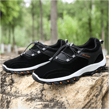 Load image into Gallery viewer, Libiyi Black Men Synthetic Suede Non Slip Outdoor Casual Hiking Shoes - Libiyi