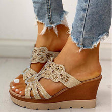 Cargar imagen en el visor de la galería, Libiyi Women&#39;s Platform Wedge Casual Sandals - Libiyi