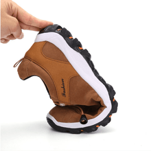 Cargar imagen en el visor de la galería, Libiyi Men Synthetic Suede Non Slip Outdoor Casual Hiking Shoes - Libiyi