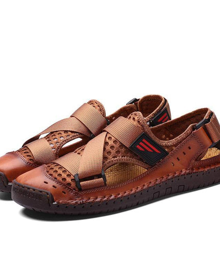 Libiyi Men's Casual Beach Breathable Plus Size Sandals - Libiyi