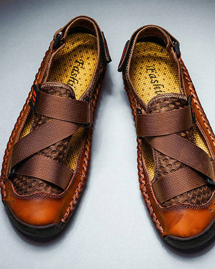 Libiyi Men's Casual Beach Breathable Plus Size Sandals - Libiyi