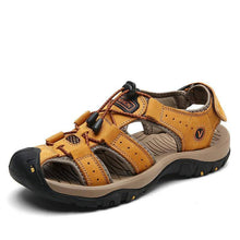 Load image into Gallery viewer, Libiyi Men&#39;s Outdoor Leather Toe Cap Sandals - Libiyi