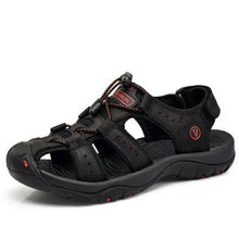 Load image into Gallery viewer, Libiyi Men&#39;s Outdoor Leather Toe Cap Sandals - Libiyi