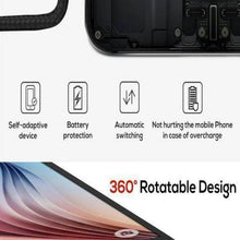 Cargar imagen en el visor de la galería, 3 in 1 360° Magnetic Charging Cable for Huawei iPhone Samsung - Libiyi