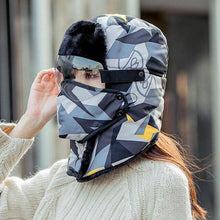 Carregar imagem no visualizador da galeria, Unisex Winter Warm Hat with Windproof Facemask and Windproof Glasses - Libiyi