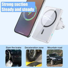 Load image into Gallery viewer, 15W Fast Wireless Magnetic Strong Suction Charger Car Holder Air Vent Bracket For iPhone - Libiyi