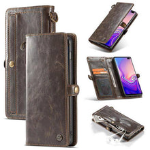 Carregar imagem no visualizador da galeria, Samsung  Wallet Magnetic Case With Wrist Strap Detachable 2 in 1 Back Cover - Libiyi