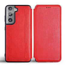 Carregar imagem no visualizador da galeria, Flip Leather Case for Samsung Galaxy S21 Series - Libiyi