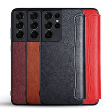 Carregar imagem no visualizador da galeria, Flip Leather Case for Samsung Galaxy S21 Series - Libiyi