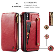 Cargar imagen en el visor de la galería, Business Zipper Wallet Detachable 2 in 1 Case For iPhone - Libiyi